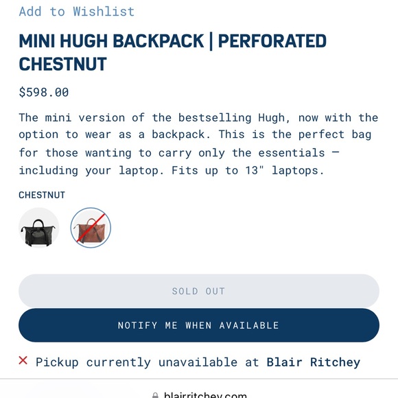 Blair Ritchey Mini Hugh Backpack - Picture 6 of 12